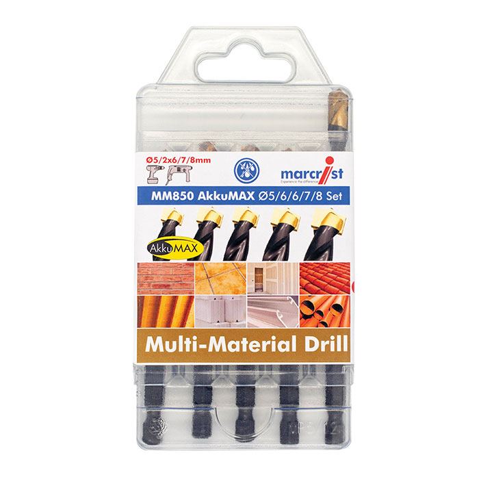 MM850 AkkuMAX Multi-material Drill Set