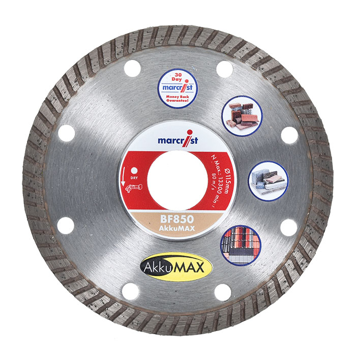 BF850 AkkuMAX Turbo Diamond Cutting Disc