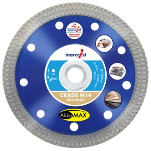 CK850 AkkuMAX-M14 TILE CUTTING BLADE - M14 SPIN ON FLANGE